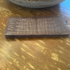 Nancy Gonzalez crocodile wallet clutch